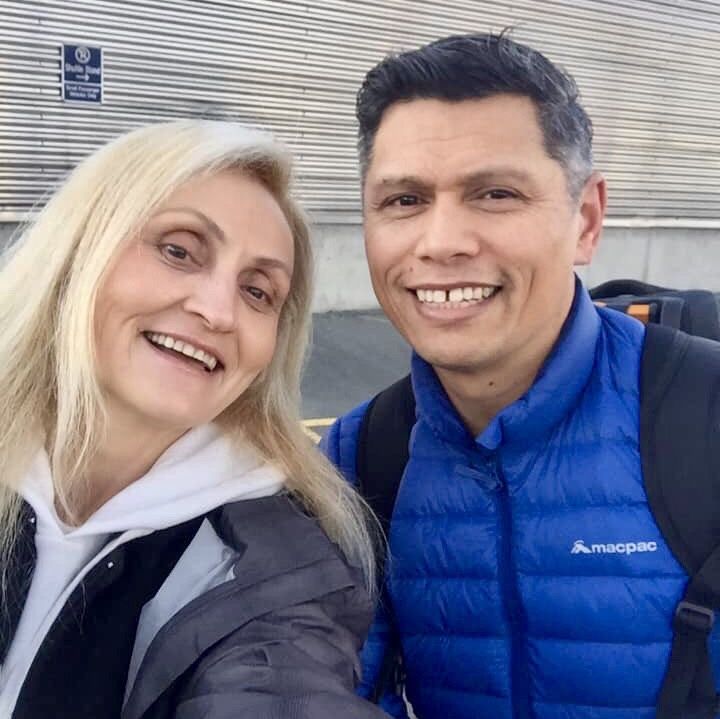 New Zealand Christian singles find love and smile for outdoor selfie