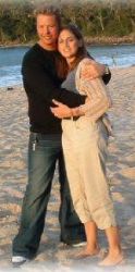 Fletcher hugs Melissa