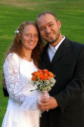 Dutch Christian woman marries her love and looks very happy on her wedding day