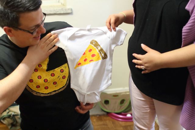 Pizza baby shirt