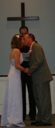 James and Cindy kiss