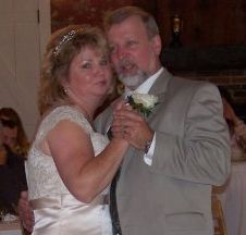 Massachusetts Divorced Christians find love and are shown dancing closely on their wedding day