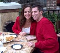 Engagement confirmed for Indiana Christian couple at outdoor cafe