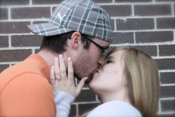 Midwest Christian singles meet and kiss after their engagement